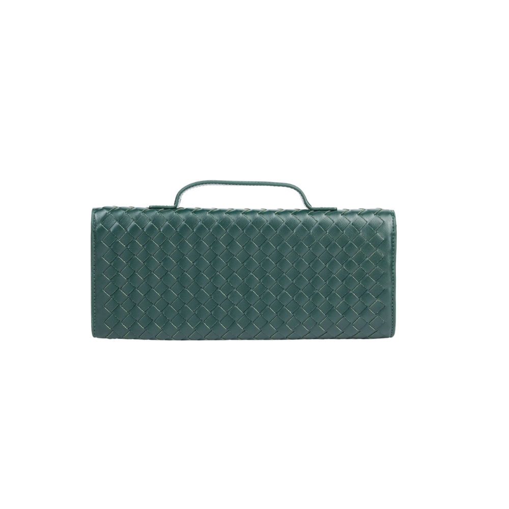 Green Woven Handbag